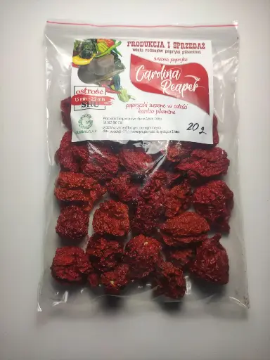 Papryka Carolina Reaper suszone